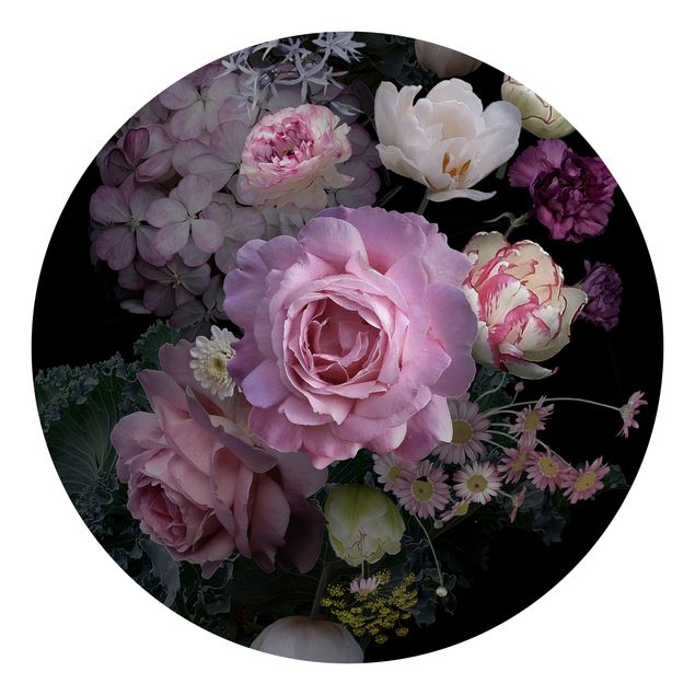 Tapete Blumen Rosentraum Bouquet
