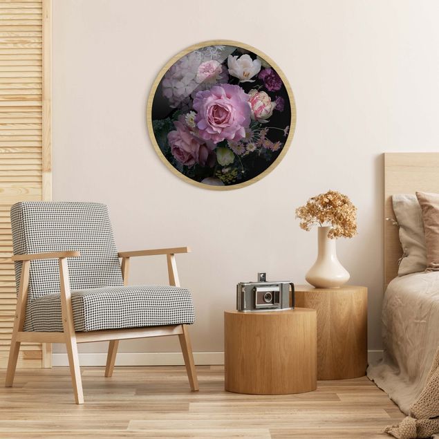 Blumen Bilder mit Rahmen Rosentraum Bouquet