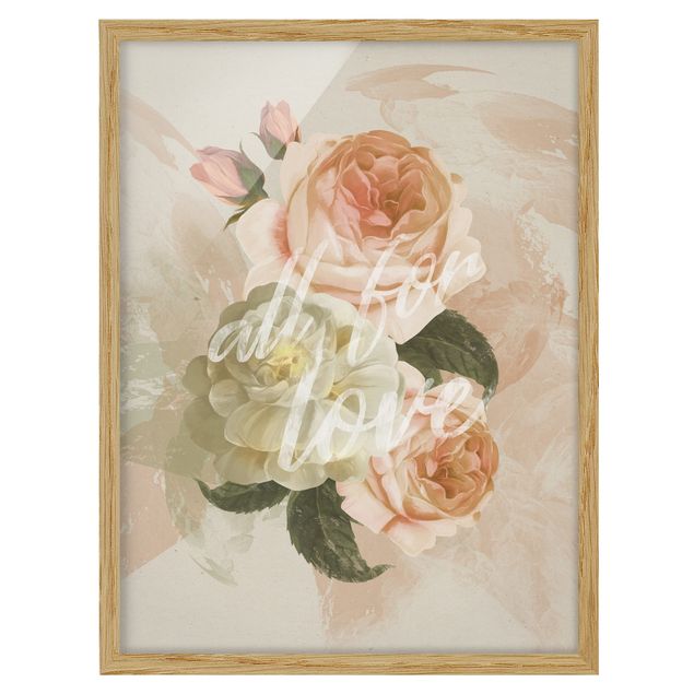 Wandbilder Roses - All for Love