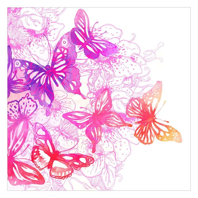 Fototapete - Schmetterlingstraum