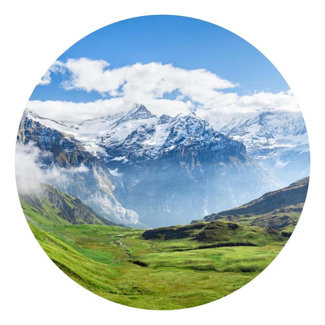 Tapeten kaufen Schweizer Alpenpanorama