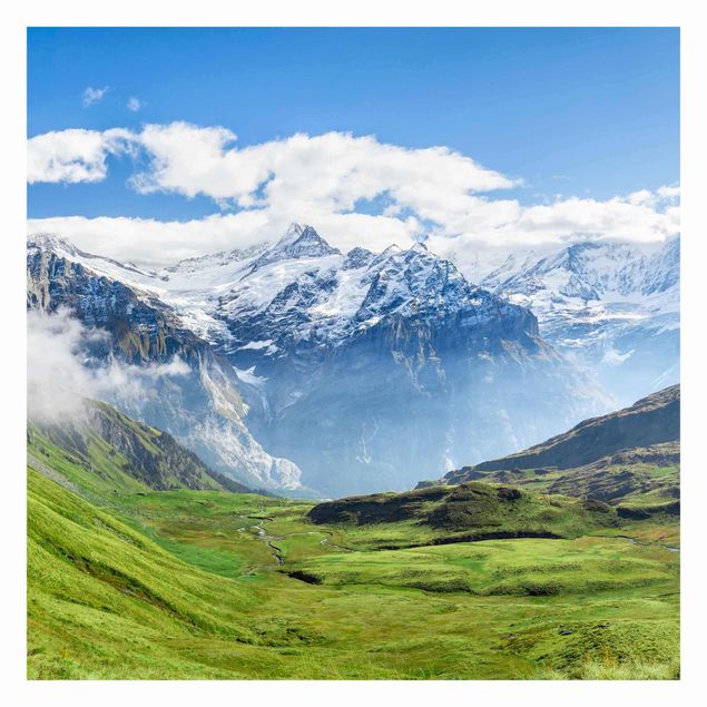 schöne Tapeten Schweizer Alpenpanorama