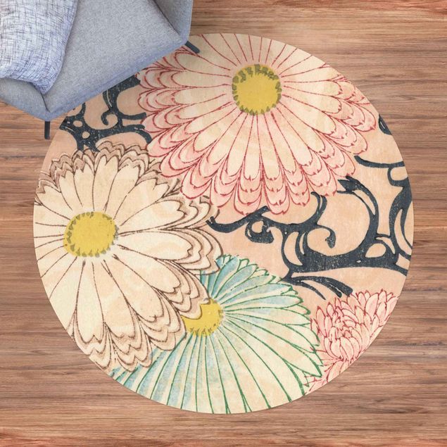 Moderne Teppiche Schwimmende Lotusblüten