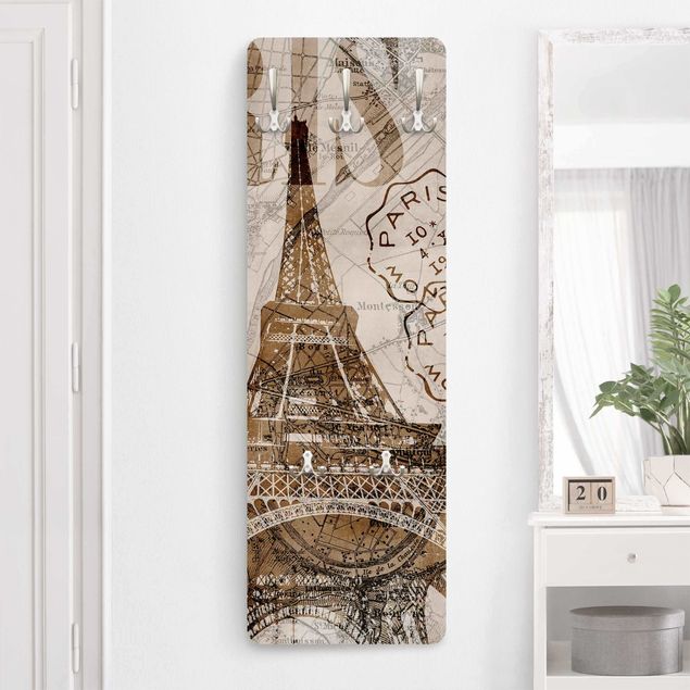 Garderobe - Shabby Chic Collage - Paris