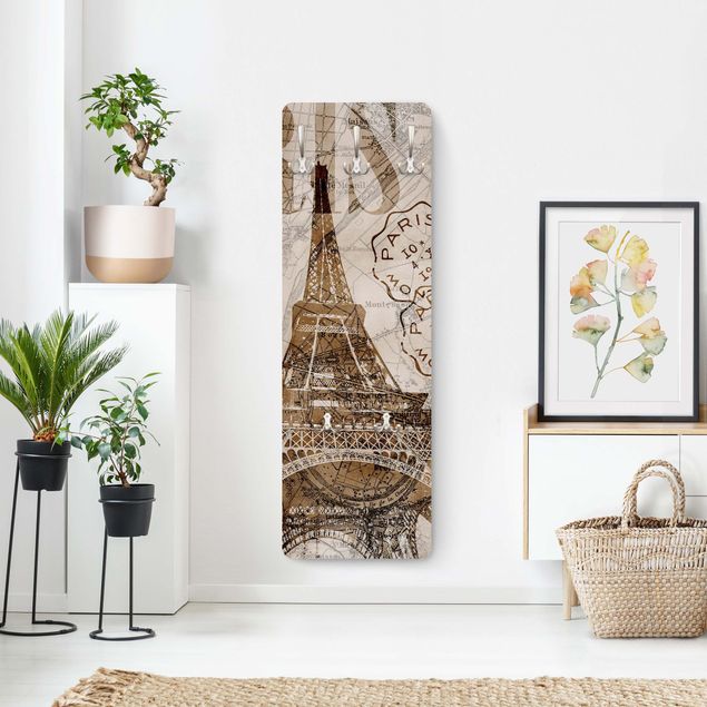 Garderobe - Shabby Chic Collage - Paris