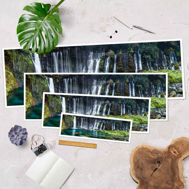 Poster - Shiraito Wasserfall - Panorama 3:1
