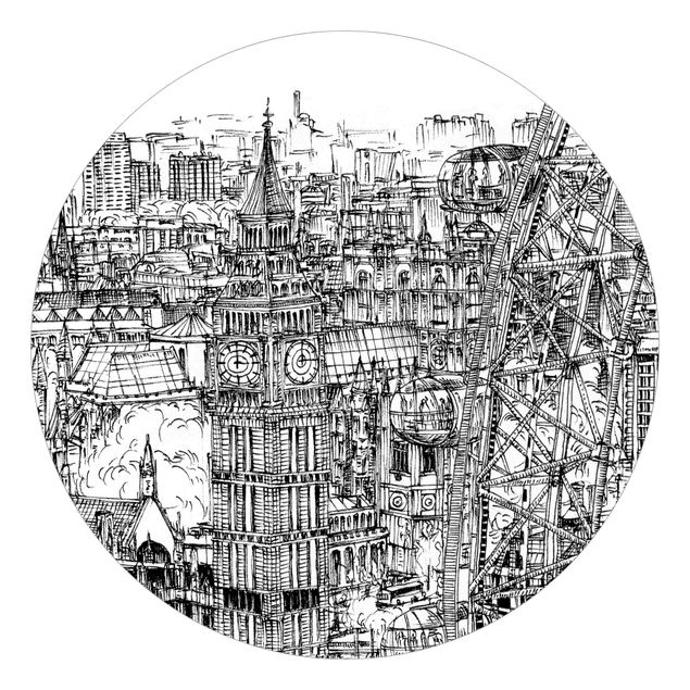 Tapeten kaufen Stadtstudie - London Eye