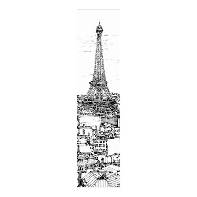 Schiebevorhänge Stadtstudie - Paris