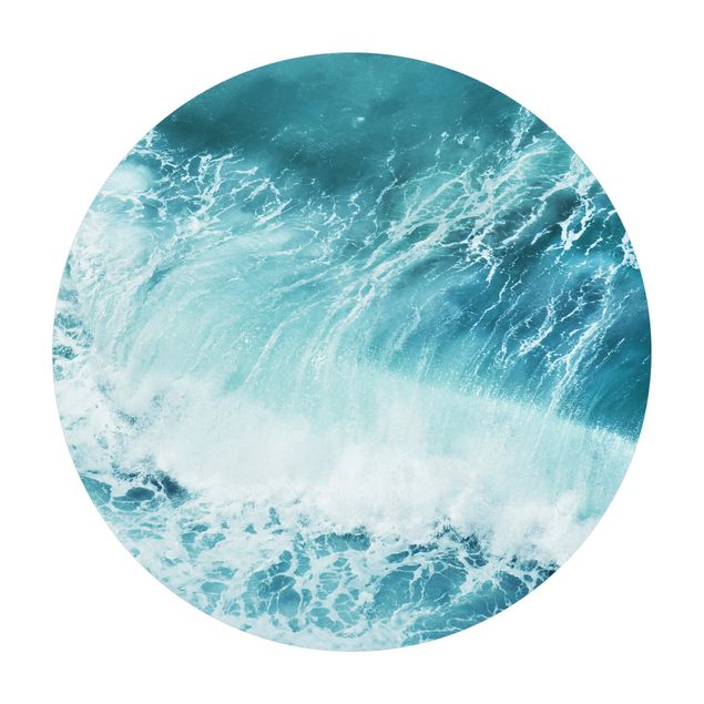 Runder Vinyl-Teppich - Stärke des Ozeans