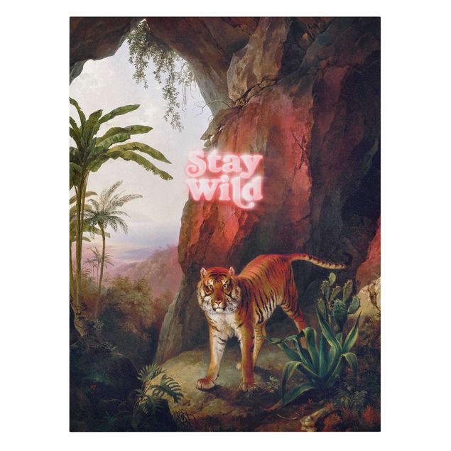Jonas Loose Prints Stay Wild Tiger