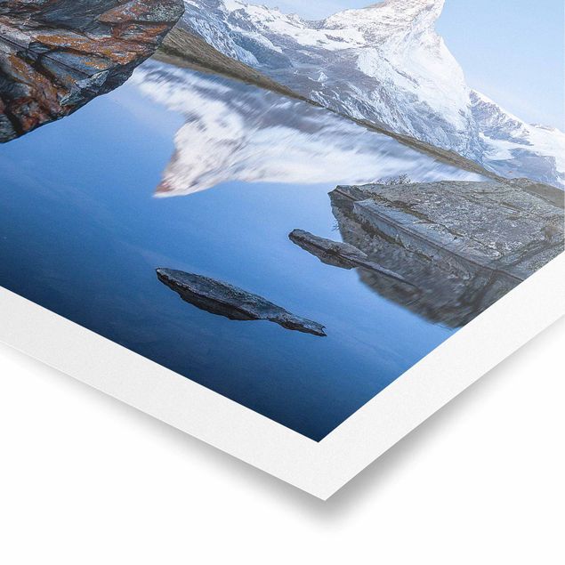 schöne Bilder Stellisee vor dem Matterhorn