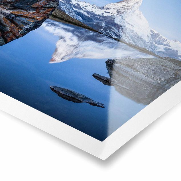 Poster kaufen Stellisee vor dem Matterhorn