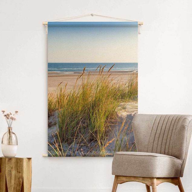 Wandbehang groß Stranddüne am Meer