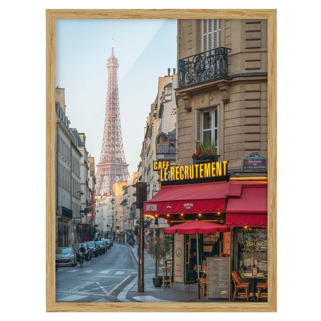 Bilder mit Rahmen Straße von Paris