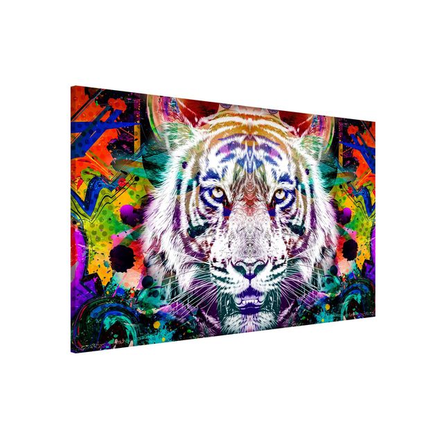 Wandbilder Street Art Tiger