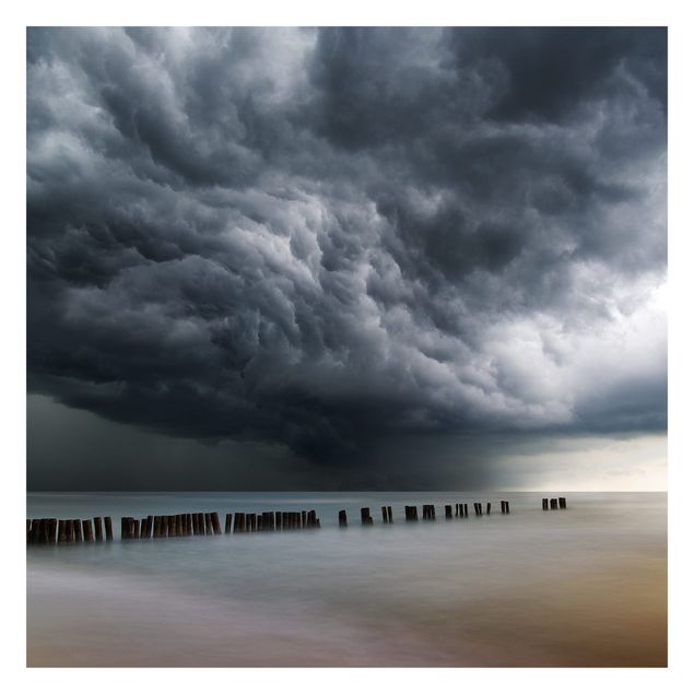 Fototapete - Sturmwolken über der Ostsee