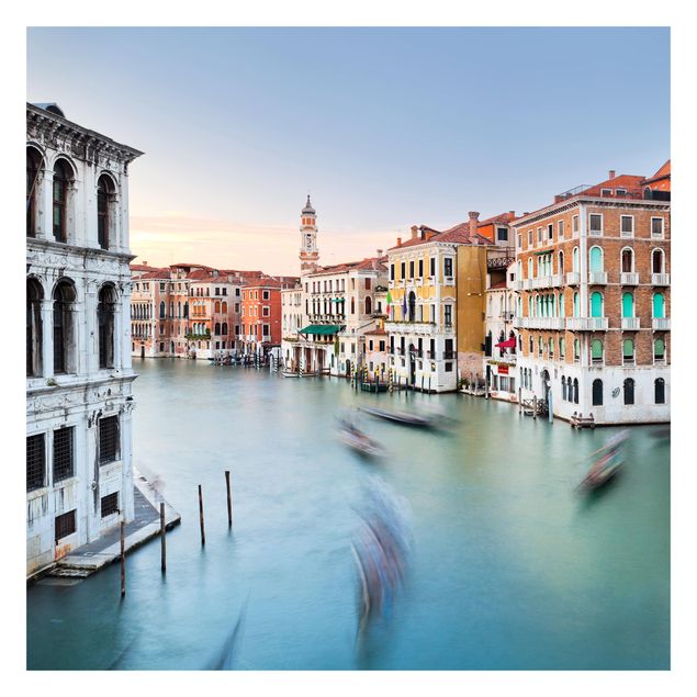 Vlies Tapeten Canale Grande Blick von der Rialtobrücke Venedig