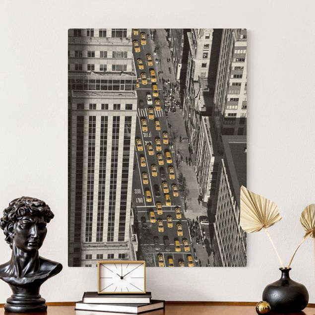 Leinwandbilder kaufen Taxiverkehr in Manhattan