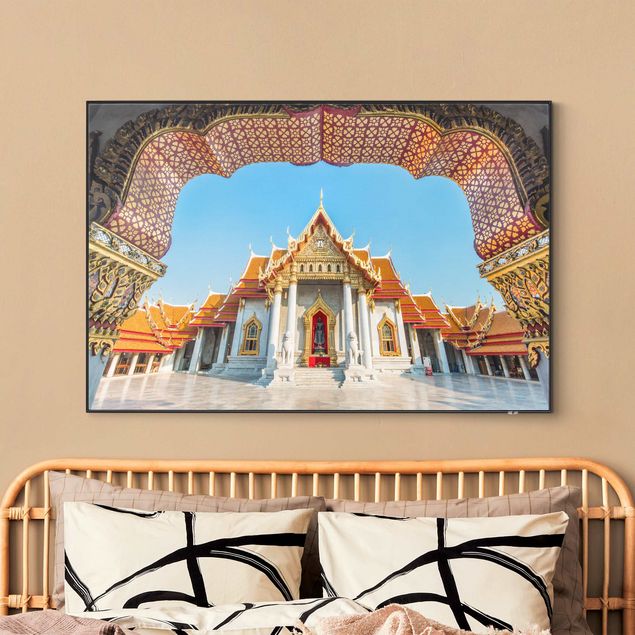 Wandbilder Tempel in Bangkok