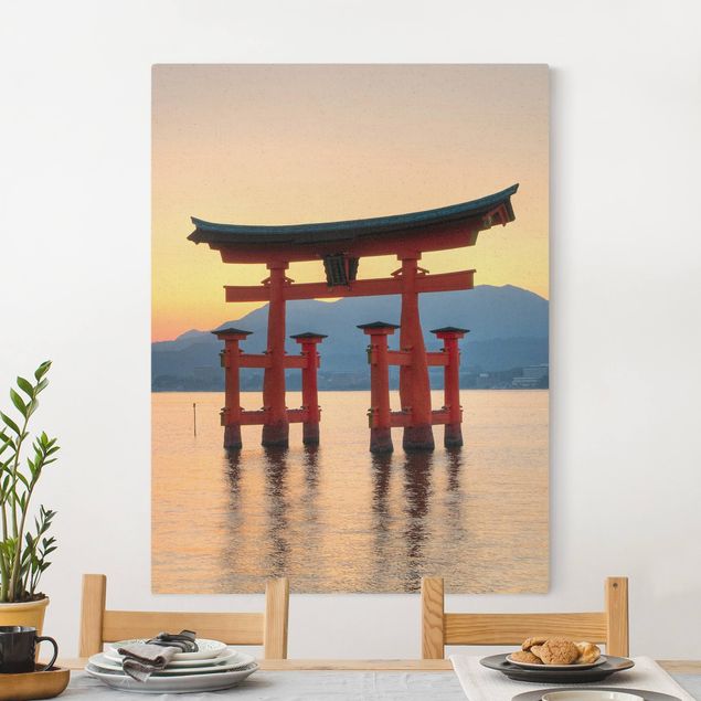 Leinwandbilder kaufen Torii am Itsukushima
