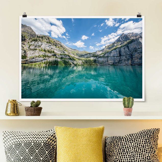 Poster Berge Traumhafter Bergsee