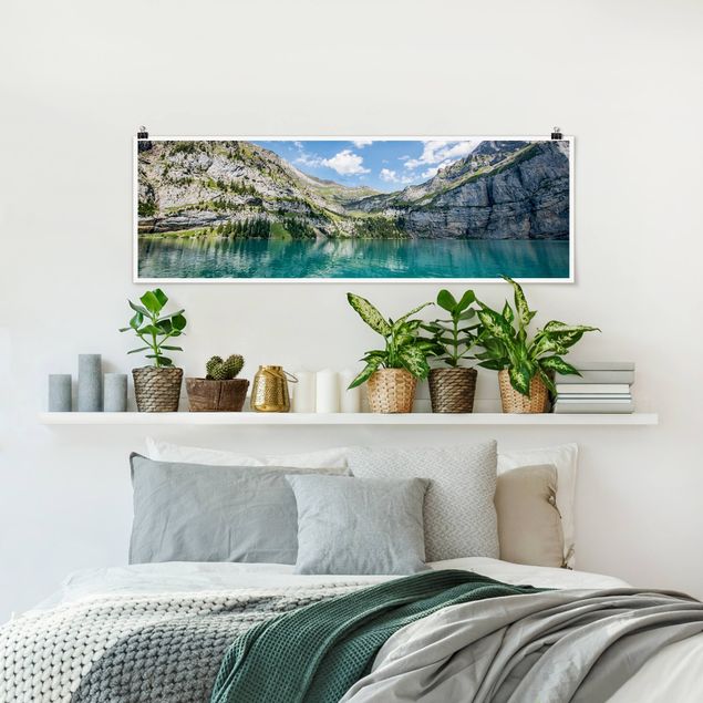 Riesenposter XXL Traumhafter Bergsee