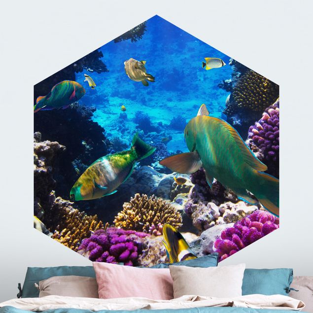 Tapeten Wohnzimmer modern Underwater Dreams
