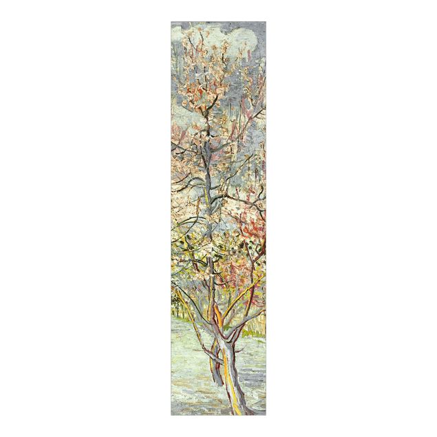 Schiebegardinen Kunstdrucke Vincent van Gogh - Blühende Pfirsichbäume