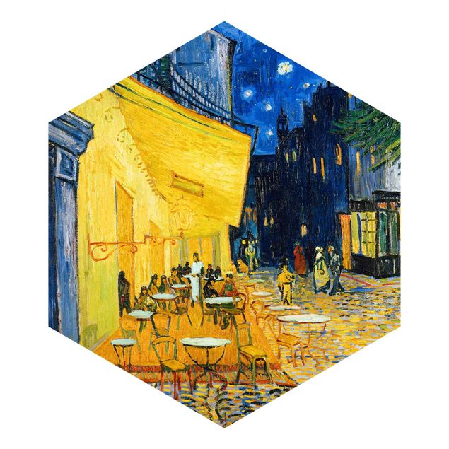 Tapeten Vincent van Gogh - Café-Terrasse in Arles