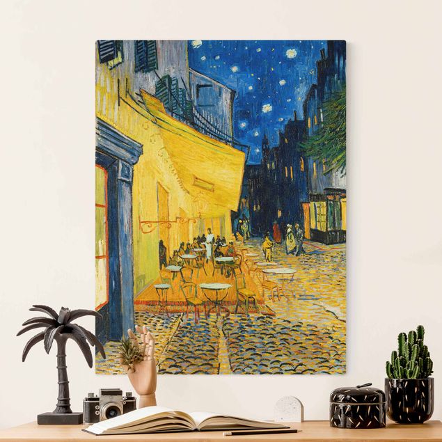 schöne Bilder Vincent van Gogh - Café-Terrasse in Arles