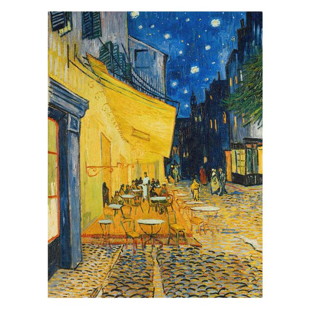 schöne Leinwandbilder Vincent van Gogh - Café-Terrasse in Arles