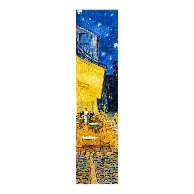 Schiebegardinen Kunstdrucke Vincent van Gogh - Café-Terrasse in Arles