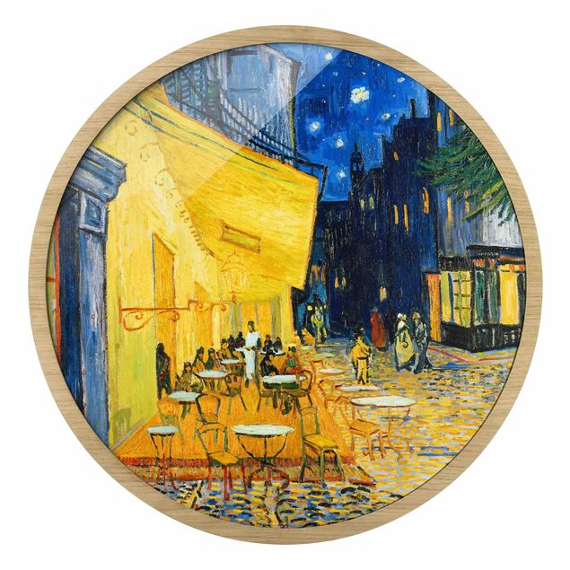 Moderne Bilder mit Rahmen Vincent van Gogh - Café-Terrasse in Arles