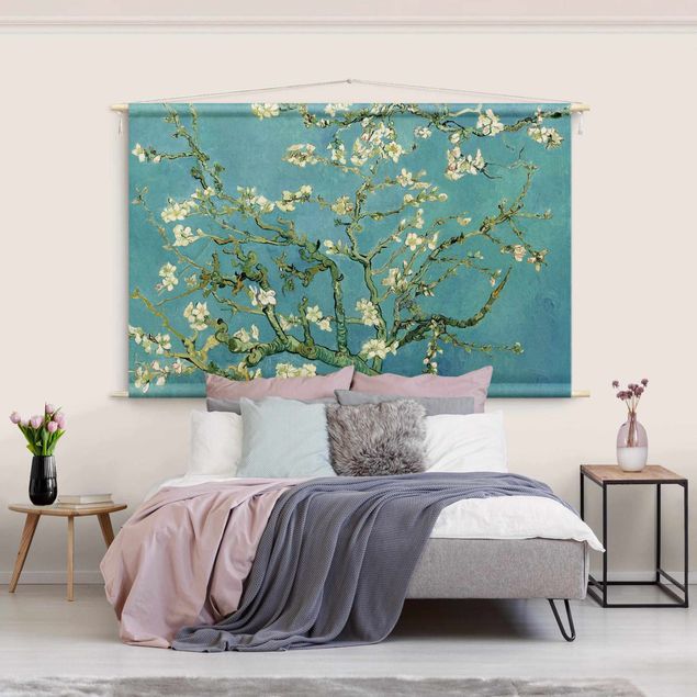 Wandbehang Tuch Vincent van Gogh - Mandelblüte