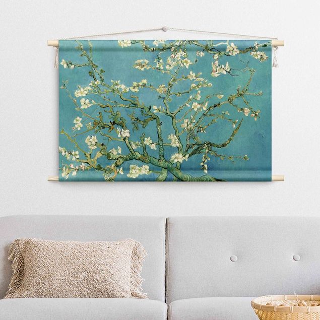 Großes Wandtuch Vincent van Gogh - Mandelblüte