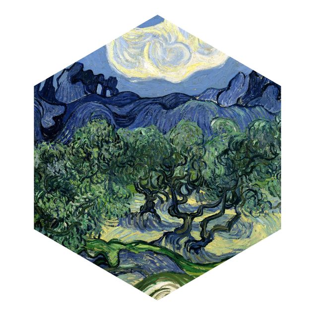 Tapeten Vincent van Gogh - Olivenbäume