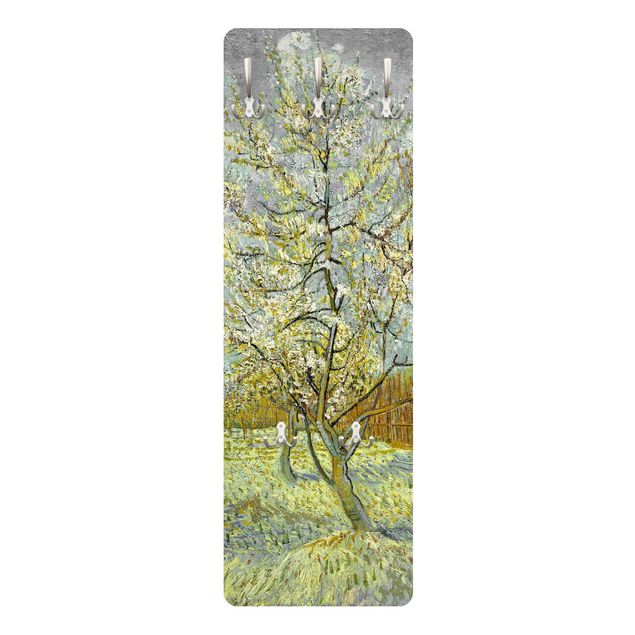 Wandgarderobe mit Motiv Vincent van Gogh - Pfirsichbaum rosa
