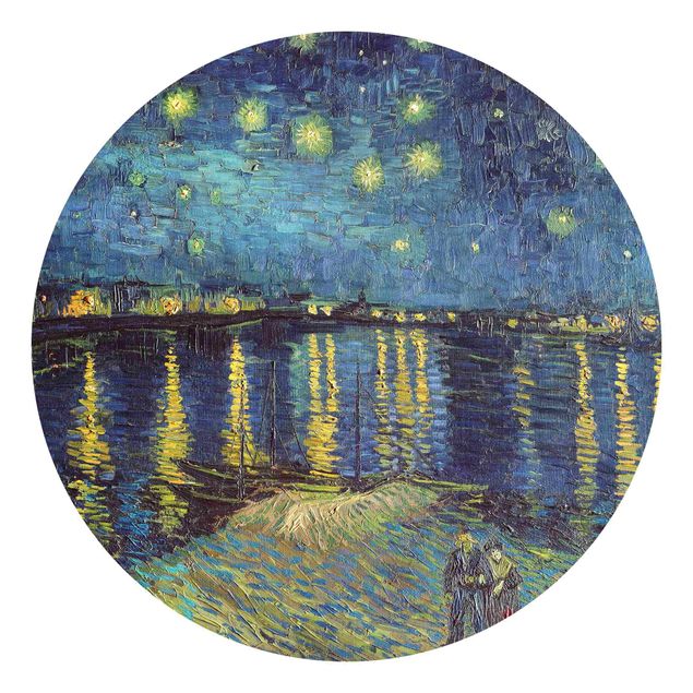 Wolken Tapete Vincent van Gogh - Sternennacht über der Rhône