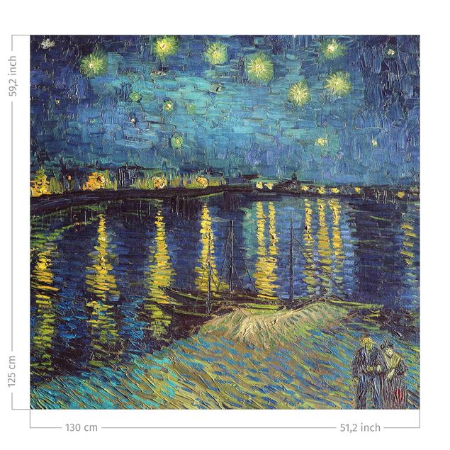 Kälteschutzvorhang Vincent van Gogh - Sternennacht über der Rhône