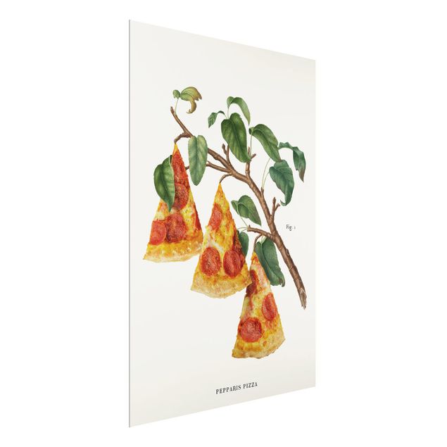 Wandbilder Vintage Pflanze - Pizza