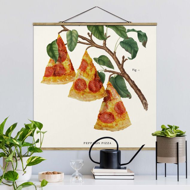 Jonas Loose Prints Vintage Pflanze - Pizza