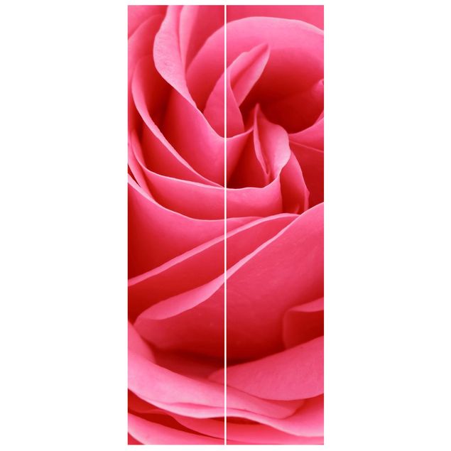 Fototapete abstrakt Lustful Pink Rose
