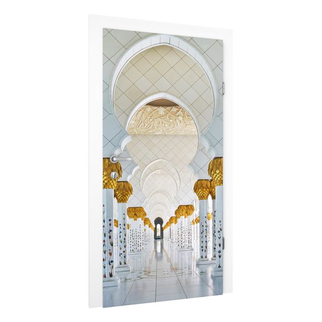 Fototapete 3D Moschee in Abu Dhabi