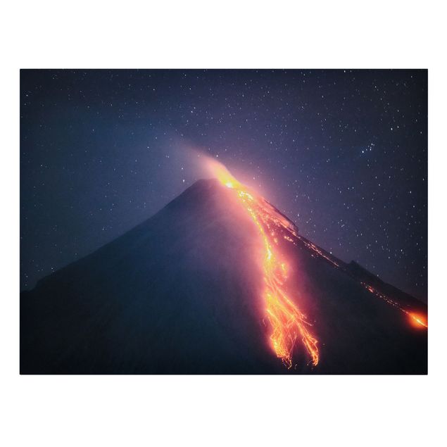 schöne Leinwandbilder Vulkanausbruch