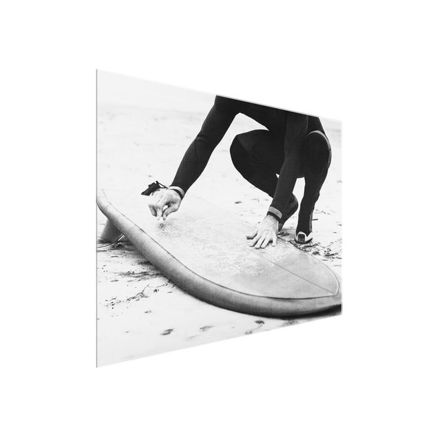 Bilder Wachsen des Surfboards