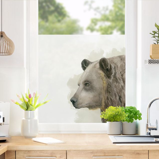 Fensterbilder Waldfreunde - Bär