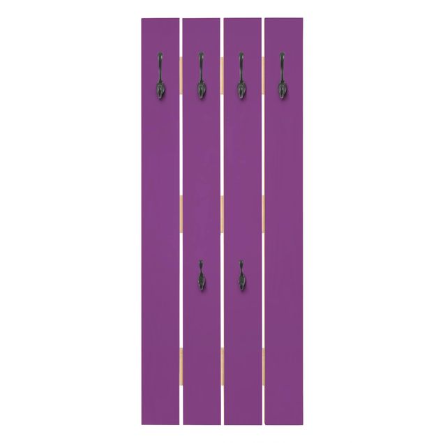 Wandgarderobe Holz - Colour Purple