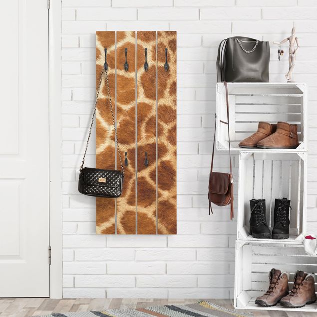 Garderobe mit Motiv Giraffenfell