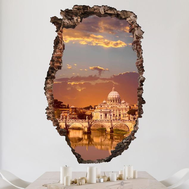 3D Wandsticker Vatikan
