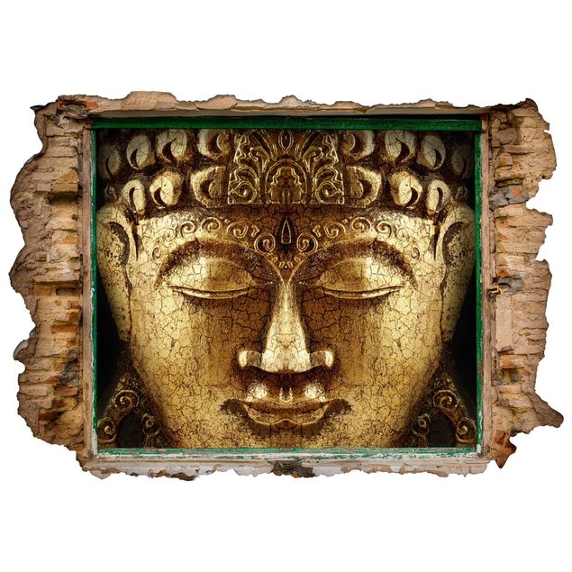3D Wandtattoo - Vintage Buddha - Quer 2:3